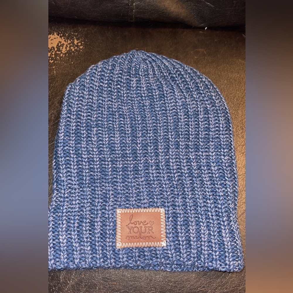 Medium Blue Love Your Melon Beanie  •2 for $30 on beanies•